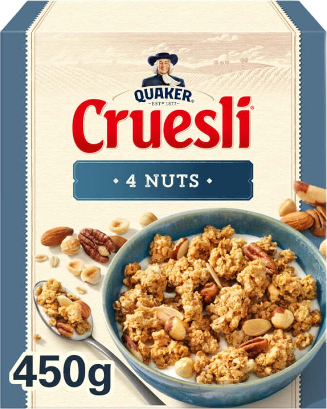 Cruesli 4 Nuts 450g