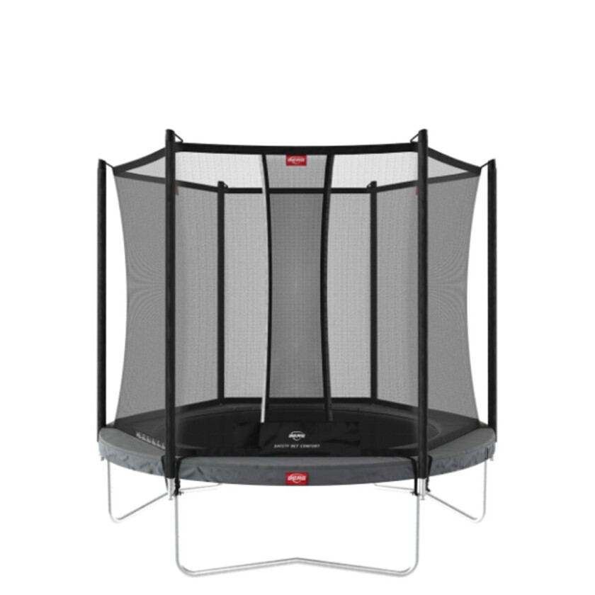 BERG Toys Berg Trampoline Favorit 270 Grå Med Sikkerhetsnett Comfort 270 cm dia Grå