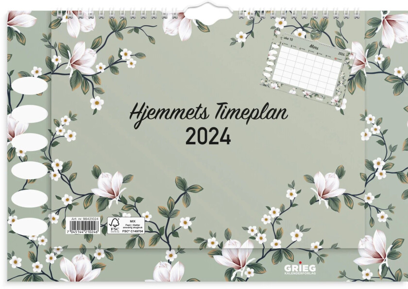 Kalender 2024  Hjemmets Timeplan