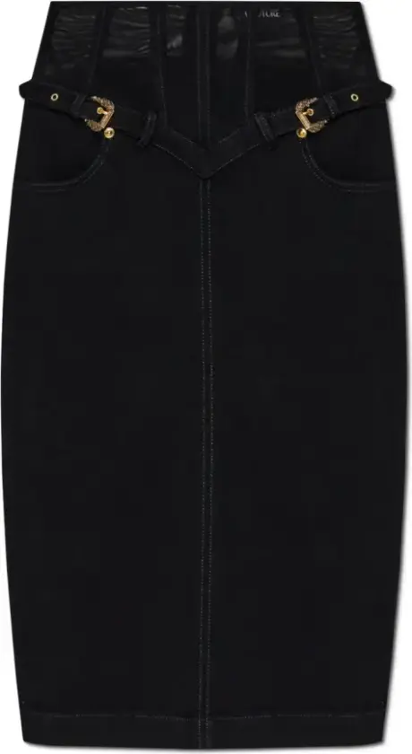 Dame, Skjørt, Svart, W29
