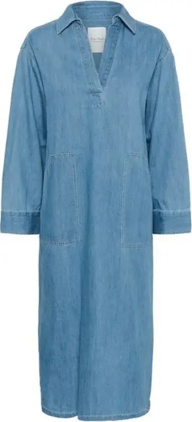 Dame, Kjoler, Blå, 2XL