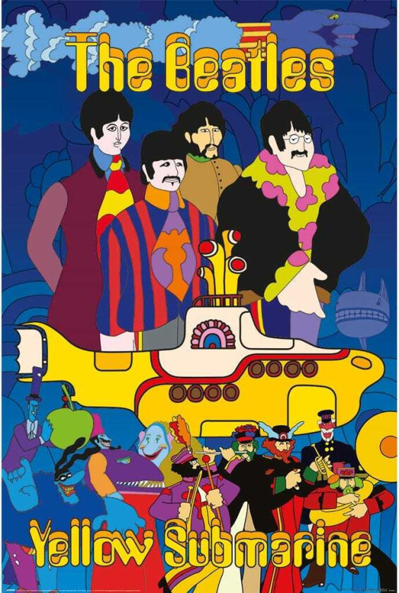 The Beatles Yellow Submarine Plakat