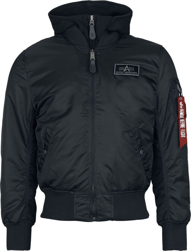 Alpha Industries Bomber jakke - MA-1 D-Tec - S til XXL - Herrer - svart