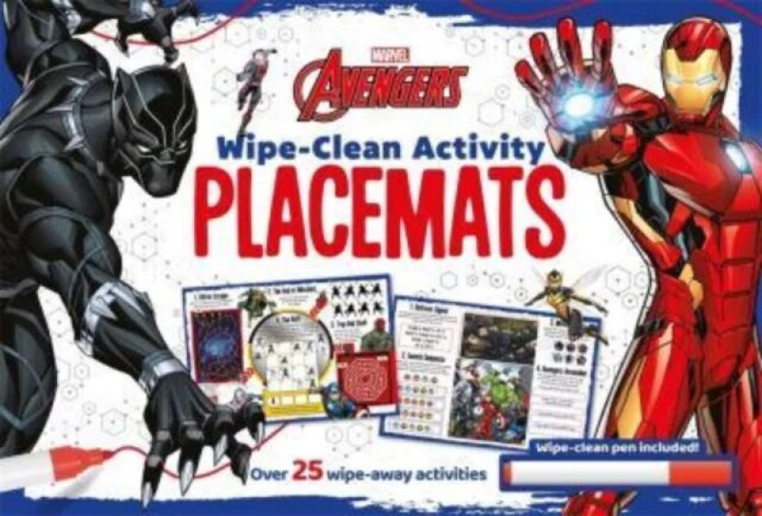 Marvel Avengers: Wipe-clean Activity Placemats av Marvel Entertainment International Ltd