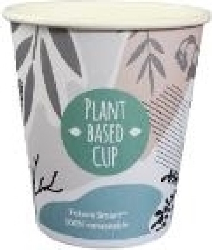 Kaffebæger Swan Harmony Pap Ø80xh88mm 25Cl 8Oz Single Wall Mønster,20 Ps X 80 Stk/Krt