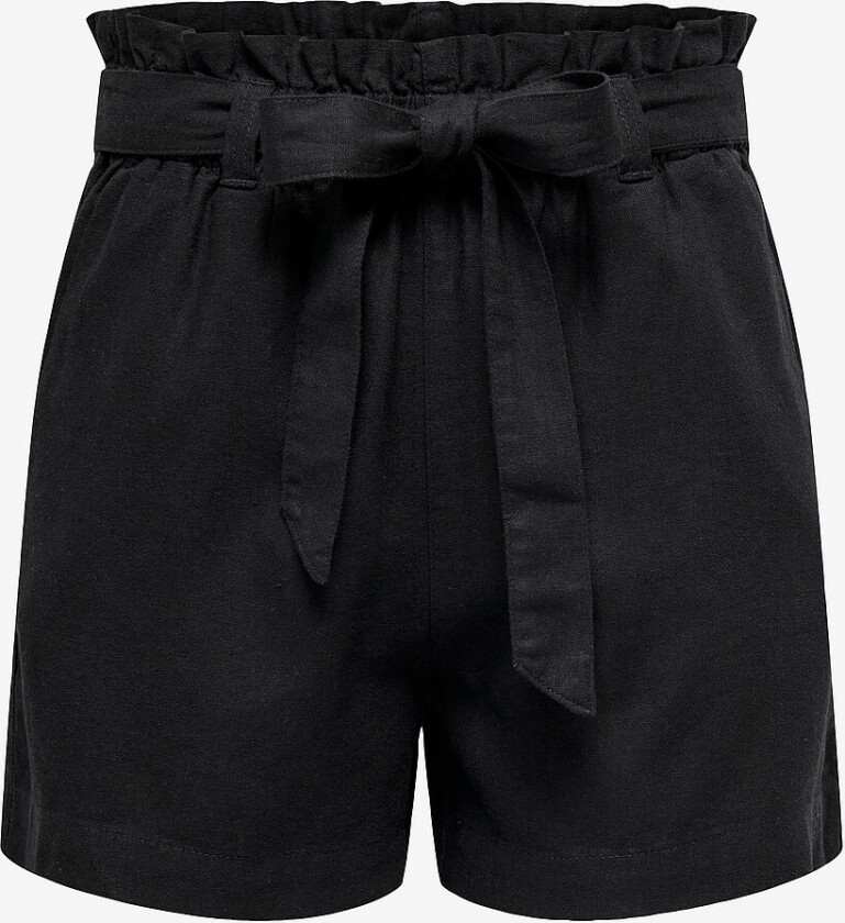 Shorts jdySay MW Linen Shorts Wvn - Svart