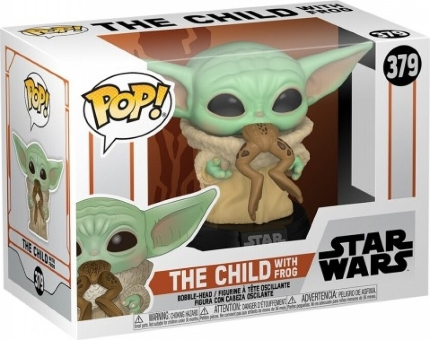 Funko Pop Figure Sw:The Mandalorian-The Child W/Frog 49932