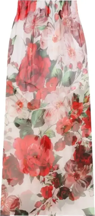 Dame, Skjørt, Flerfarget, S