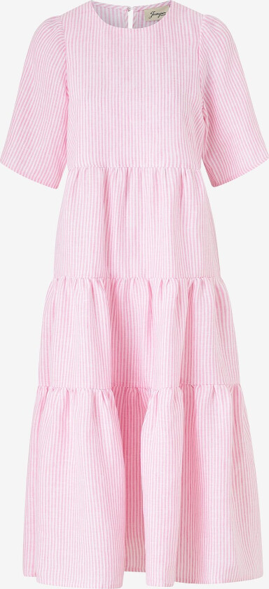 Kjole i lin Judith Dress - Rosa