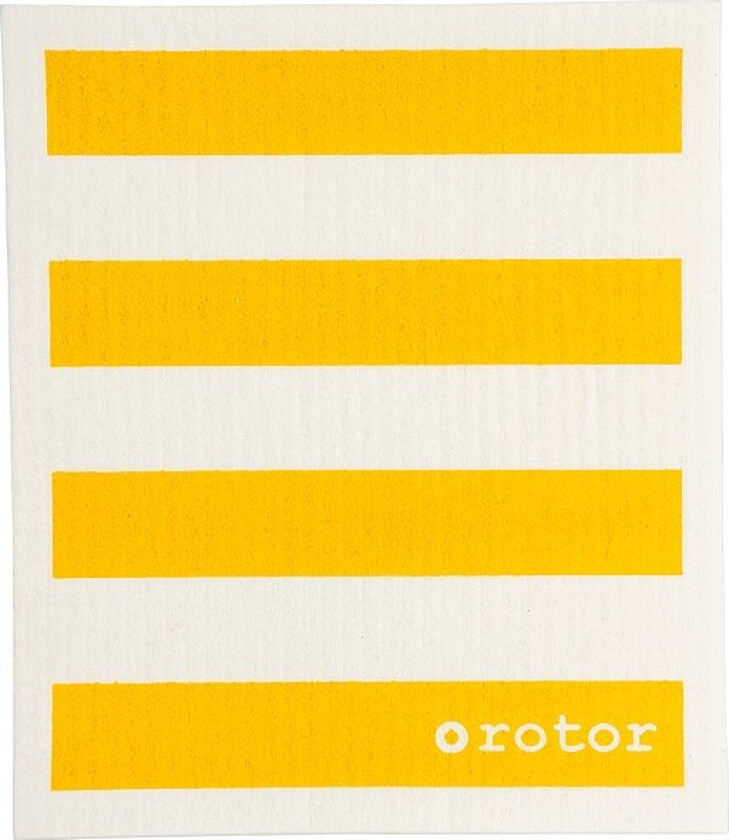 Oppvaskklut Stripes 6-pakning - Gul