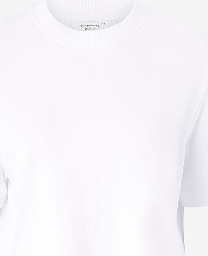 Topp Basic Oversized Tee - Hvit