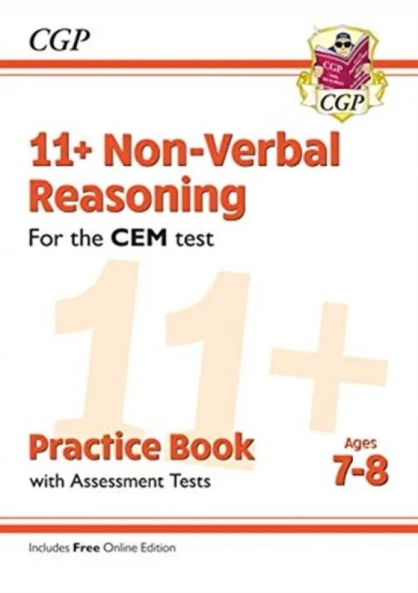 11+ CEM Non-Verbal Reasoning Practice Book & Assessment Tests - Ages 7-8 (with Online Edition): unbe av CGP Books