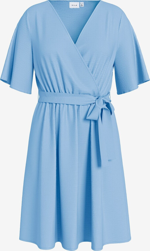 Kjole viJosa 2/4 Wrap Dress - Blå