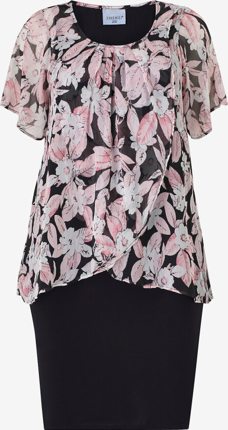 Kjole Fran 738-Dress S/S - Rosa
