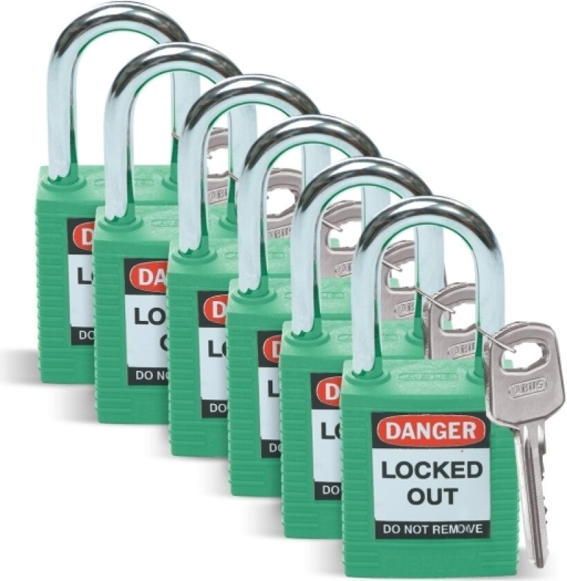 051345, Tradisjonell, Kominasjon Og Nøkkellås, Bruk Bare Én Nøkkel, Grønn, Stål, U-Formet