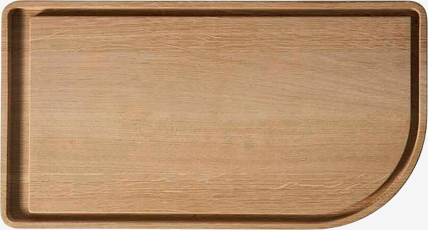 Kurve Skjærebrett Large - 50x27 cm - Brun