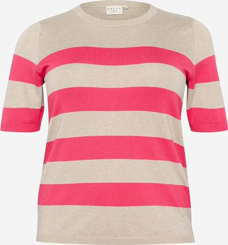 Genser kcLizzy Striped Pullover - Rosa