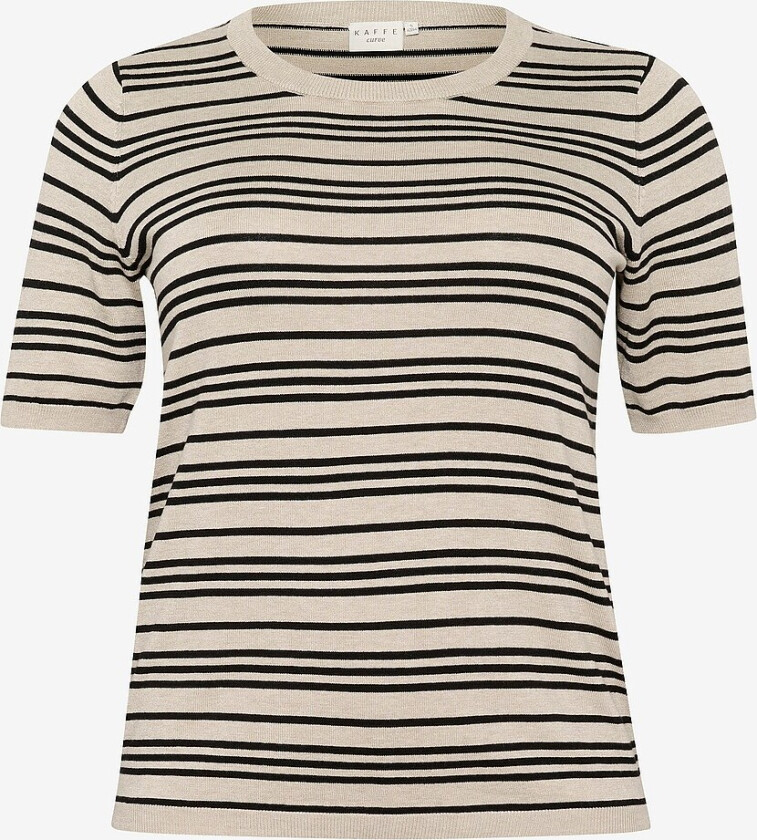 Genser kcLizzy Striped Pullover - Beige