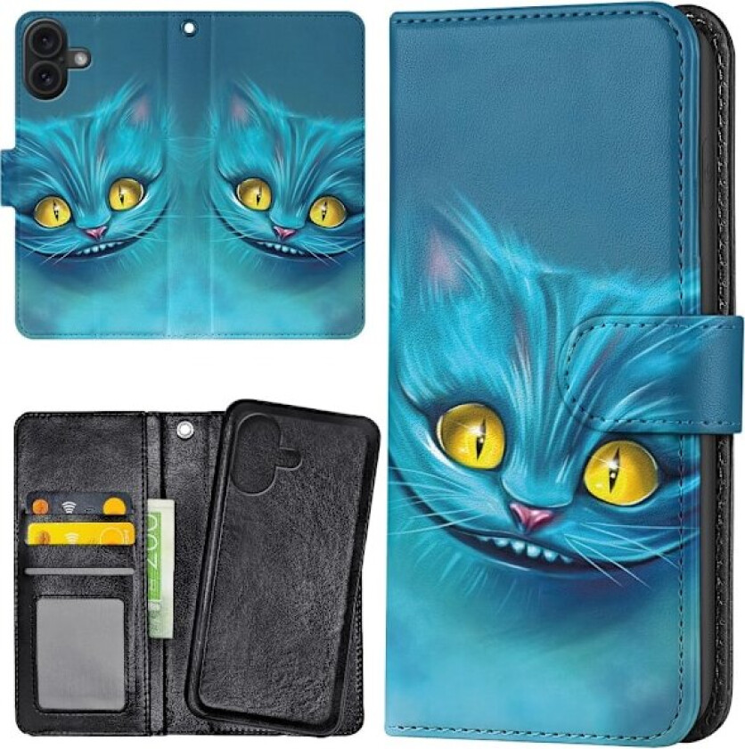 iPhone 16 Plus - Lommebok Deksel Cat