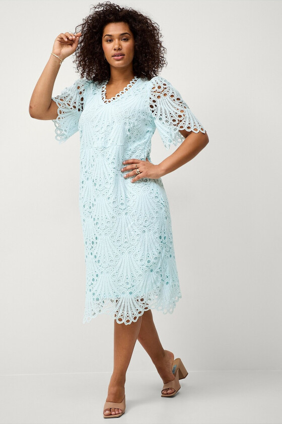 Blondekjole mFiona 1/2 Blk Dress - Blå