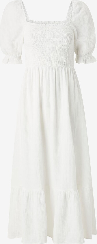 Kjole vmNatali 2/4 Square 78 Dress Wvn - Hvit