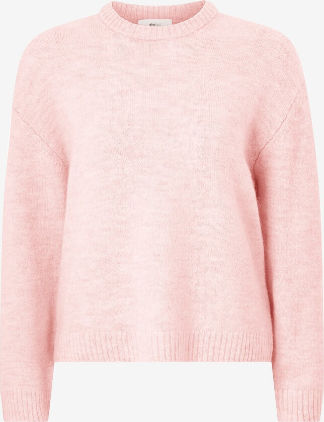 Genser Crew Neck Knitted Sweater - Rosa