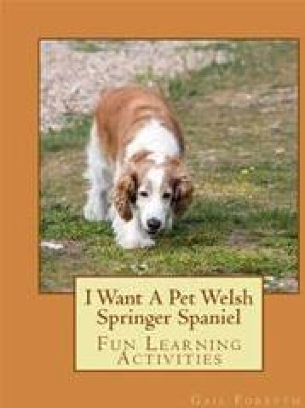 I Want a Pet Welsh Springer Spaniel: Fun Learning Activities