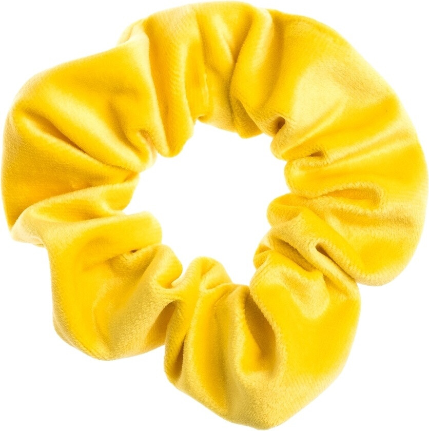 Velvet Scrunchie Sun Yellow
