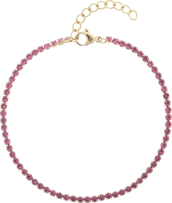 Tennis Chain Bracelet 2mm Pink