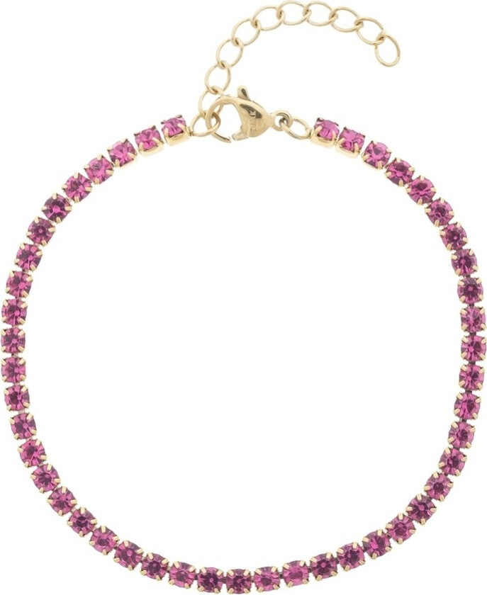 Tennis Chain Bracelet 3mm Pink
