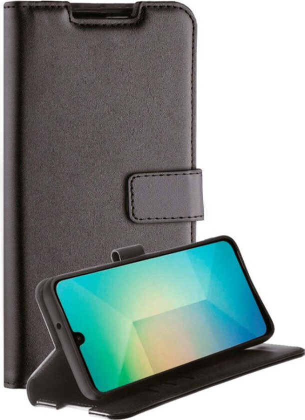 Samsung Galaxy A26 (5G) - Vivanco Classic Wallet Flip Deksel m. Lomme - Svart
