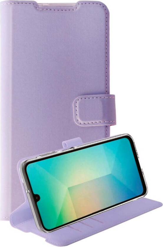 Samsung Galaxy A26 (5G) - Vivanco Classic Wallet Flip Deksel m. Lomme - Lilla