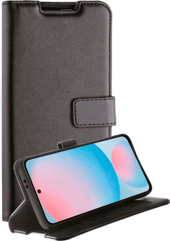 Samsung Galaxy A56 (5G) / A36 (5G) - Vivanco Classic Wallet Flip Deksel m. Lomme - Svart
