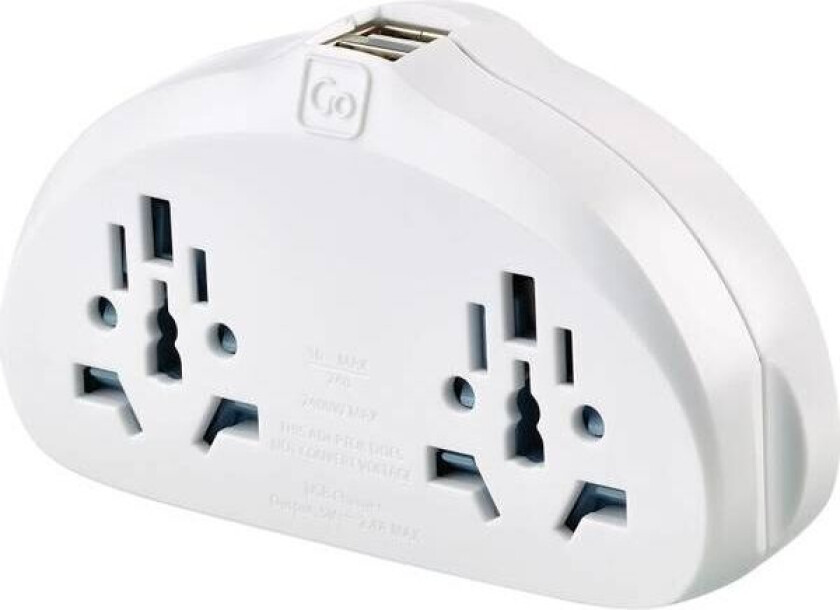 Adapter Duo Til Austraila Og Kina Fra Go Travel