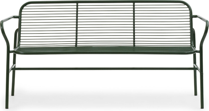 Vig spisebenk mørkegrønn - Hagebenker - Simon Legald - Grønn - Metall