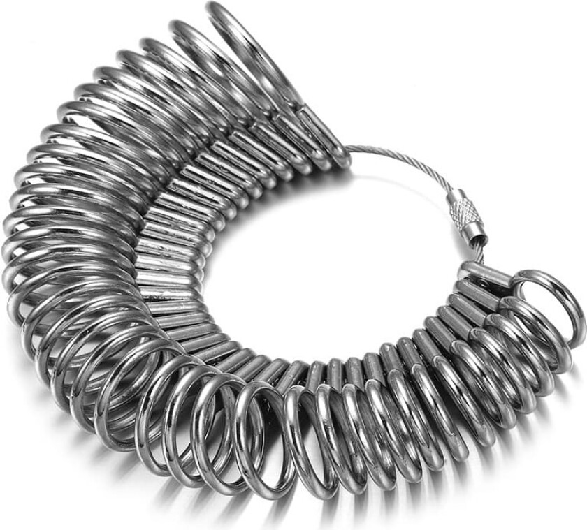 Ringstørrelse i aluminiumslegering