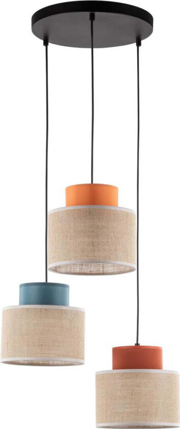 Duo takpendel 3-lys - Flerfarget