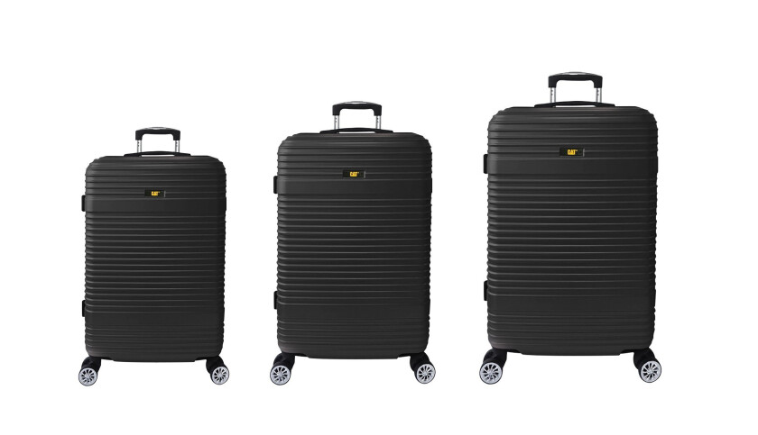 CAT - Alexa Trolley / Koffert sett - 3 deler - Sort