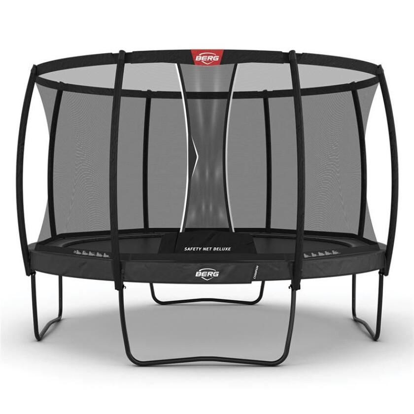 BERG Toys Berg Trampoline Champion 380 Grå Med Sikkerhetsnett Deluxe 380 cm dia Grå