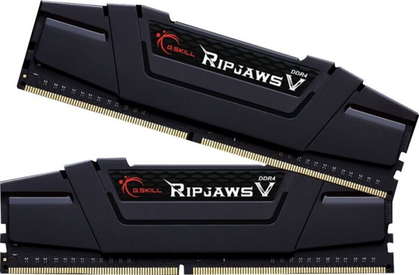 Ripjaws V - Ddr4 - Sett - 16 Gb: 2 X 8 Gb - Dimm 288-Pin - 3200 Mhz / Pc4-25600 - Cl16 - 1.35 V - Ikke-Bufret - Ikke-Ecc - Klassisk Svart
