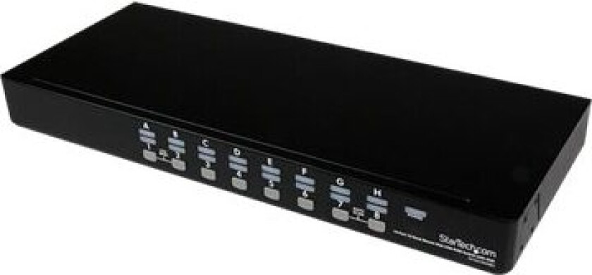 Startech.Com 16 Port 1U Rackmount Usb Kvm Switch With Osd (Sv1631dusbu) - Kvm-Svitsj - 16 X Kvm Port(S) - 1 Lokalbruker - Stasjonær - For P/N: Rk3236