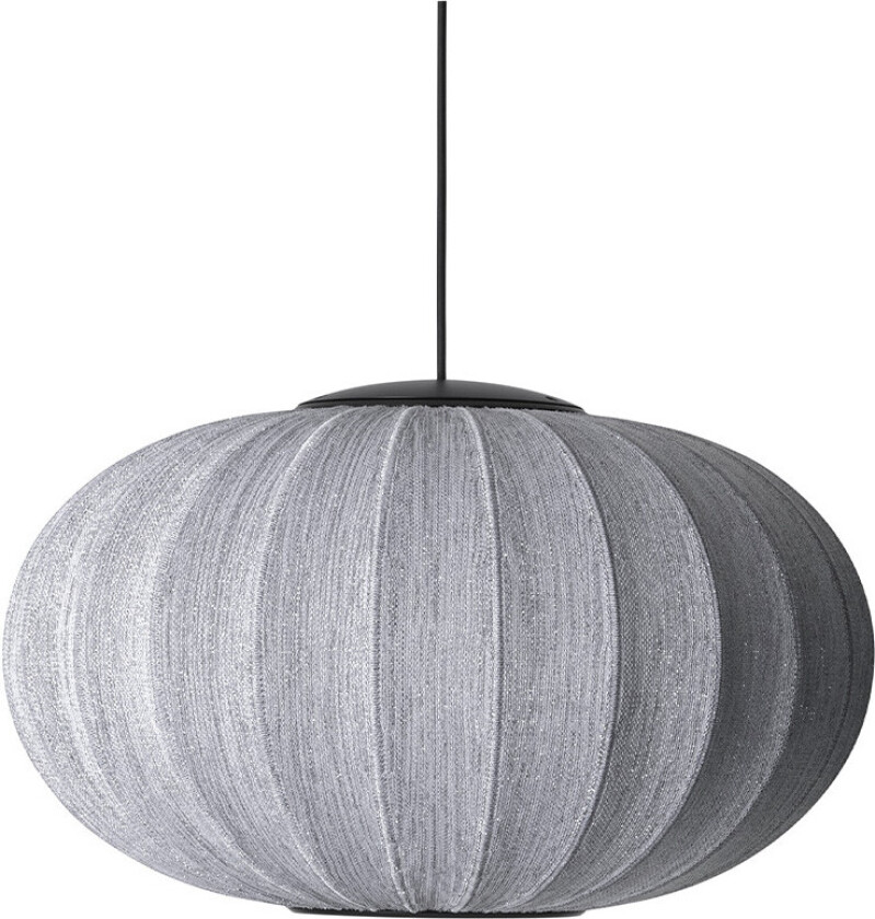 Bilde av Knit-Wit 57 Oval LED Pendel Anniversary Glitter Silver