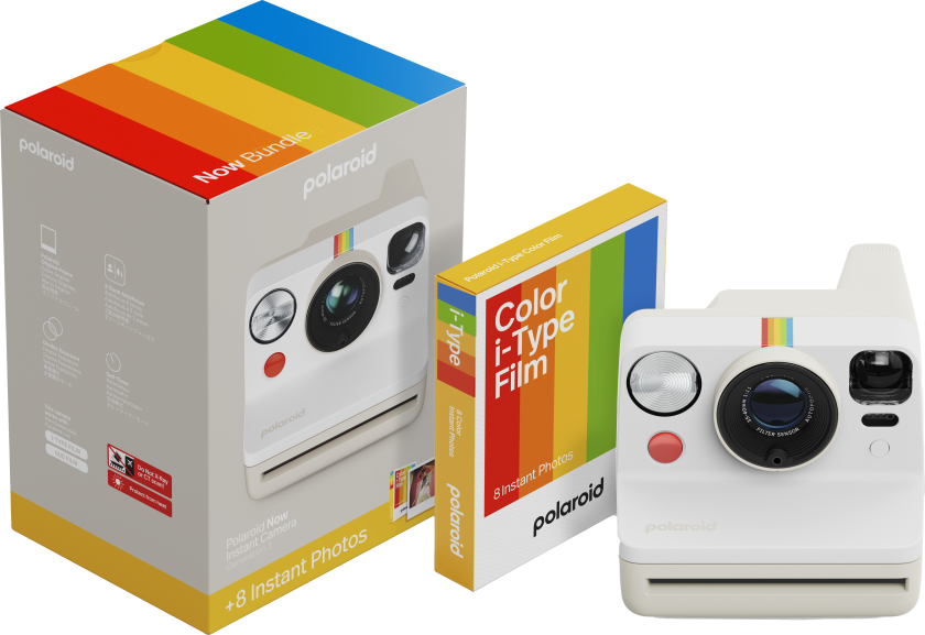 Bilde av Now Gen 3 Pebble White - bundle with Color Film (8 photos)