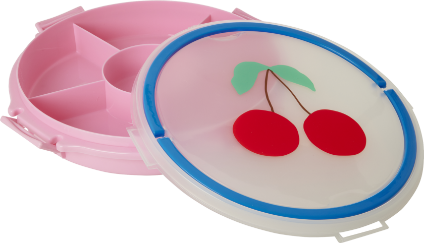 Serving Tray with Handle - Pink