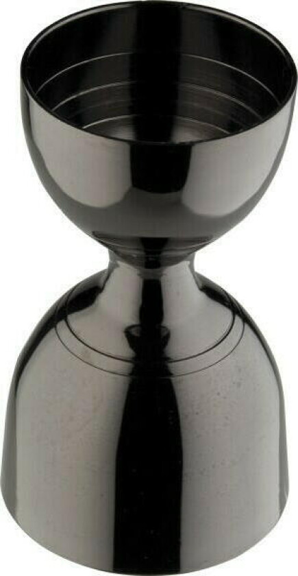 Bell-jigger, Sort - Rustfrit Stål 30/60ml