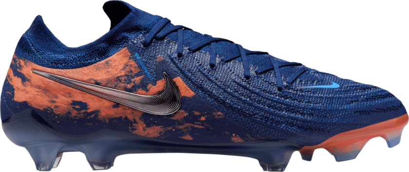 Phantom Gx 2 Elite Erling Haaland FG Q1 25, fotballsko gress, herre BLUE VOID/CHROME