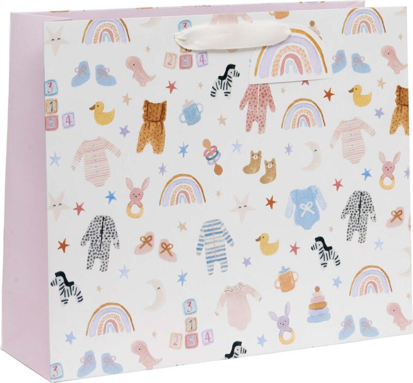 Gavepose Baby Pink Landscape Shopper