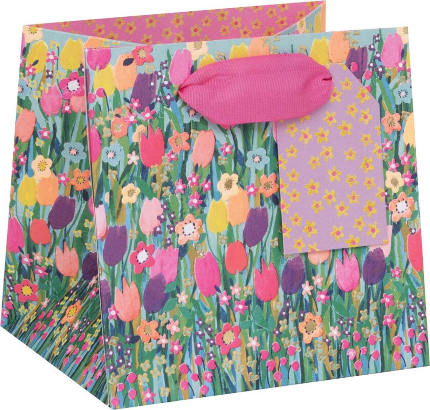 Bilde av Gavepose Kort Tulip Meadow
