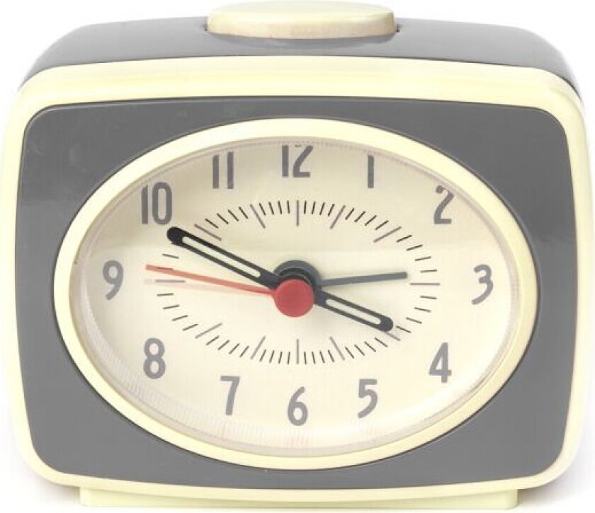 Small Classic Alarm Clock Grey (AC14-GR-EU)
