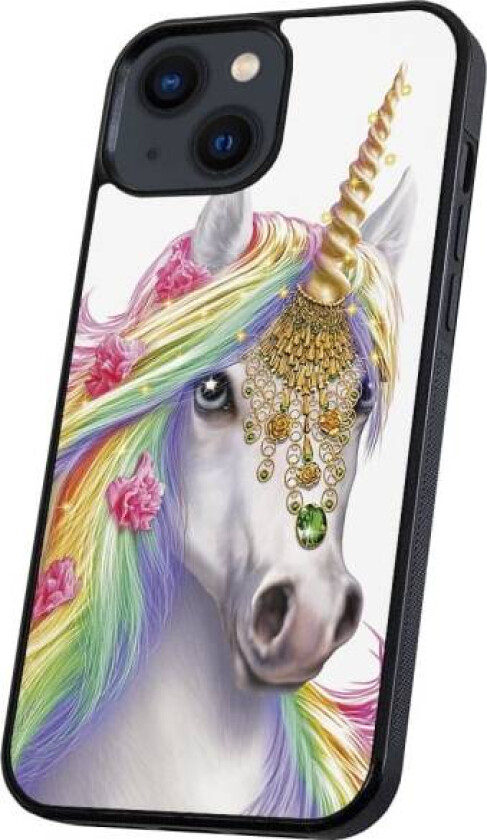 iPhone 13 - Deksel/Mobildeksel Unicorn/Enhjørning Multicolor